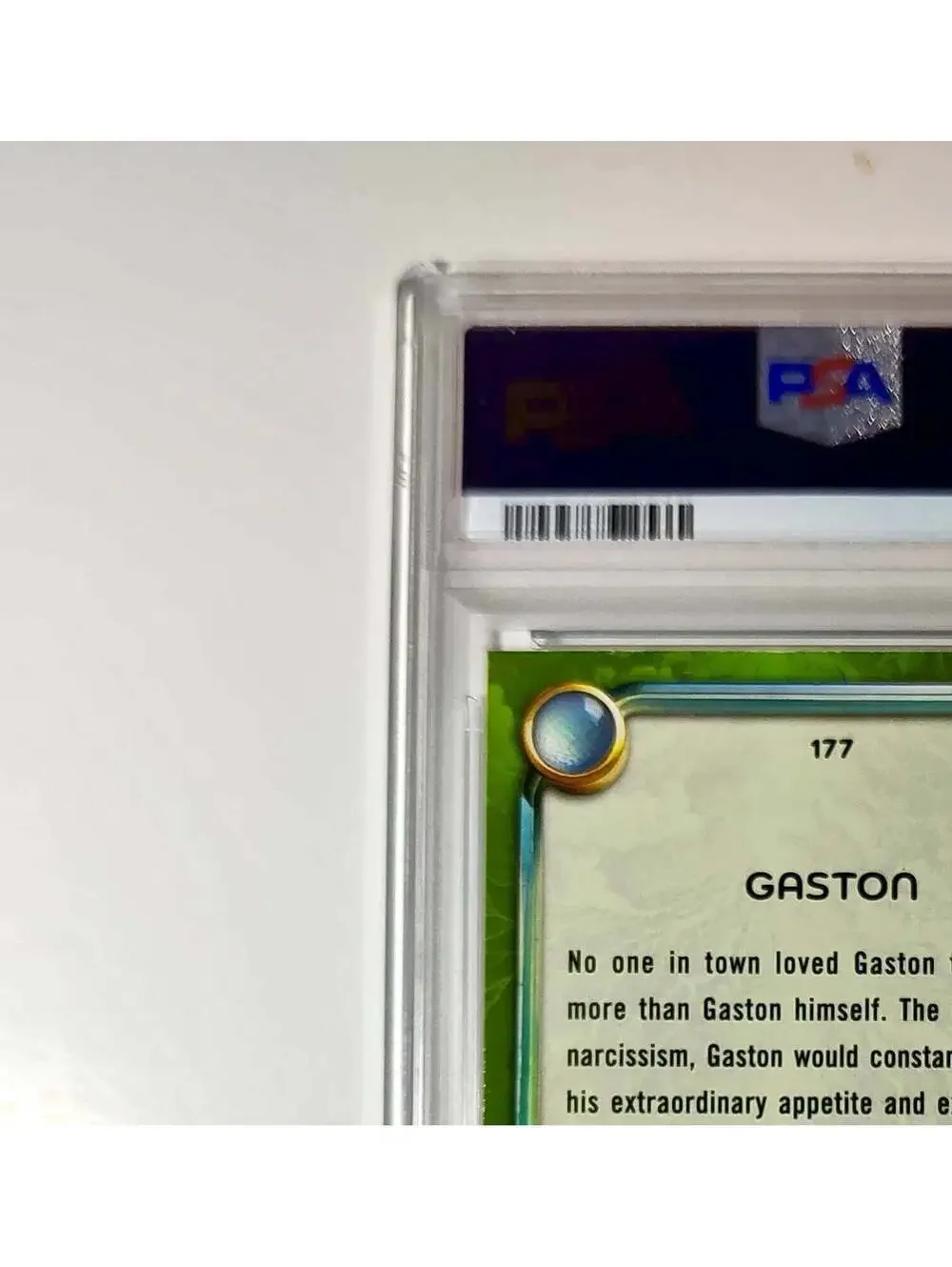 Gaston 2025 Topps Disney Wonder #177 Card Beauty and the Beast PSA 9 MT